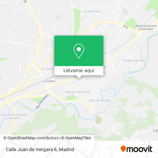 Mapa Calle Juan de Vergara 6