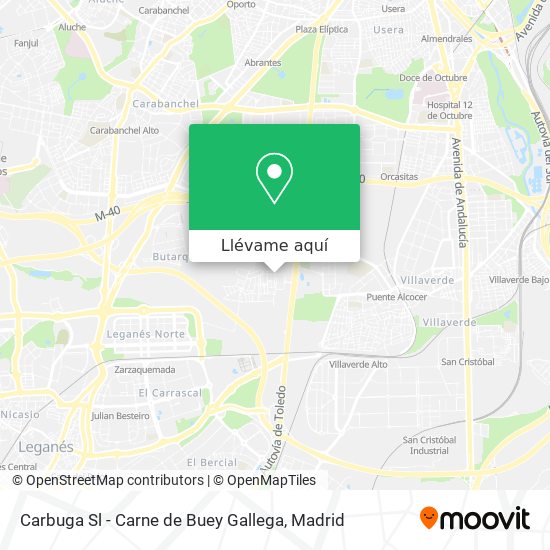Mapa Carbuga Sl - Carne de Buey Gallega