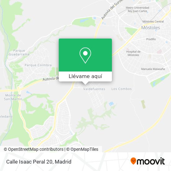Mapa Calle Isaac Peral 20