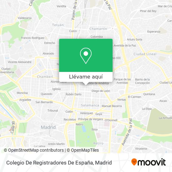 Mapa Colegio De Registradores De España