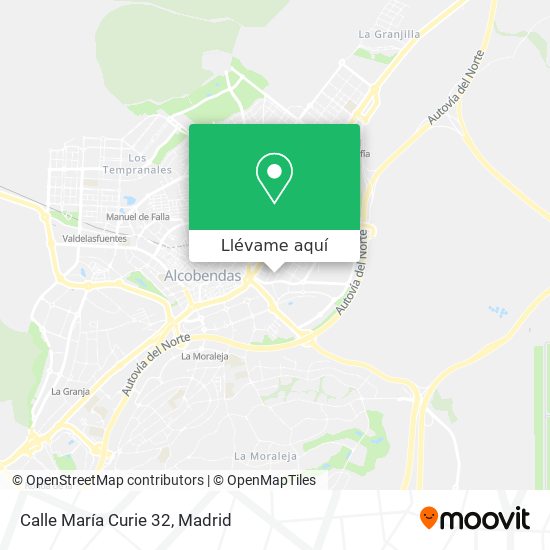 Mapa Calle María Curie 32