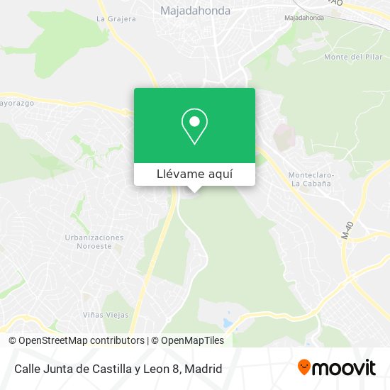 Mapa Calle Junta de Castilla y Leon 8