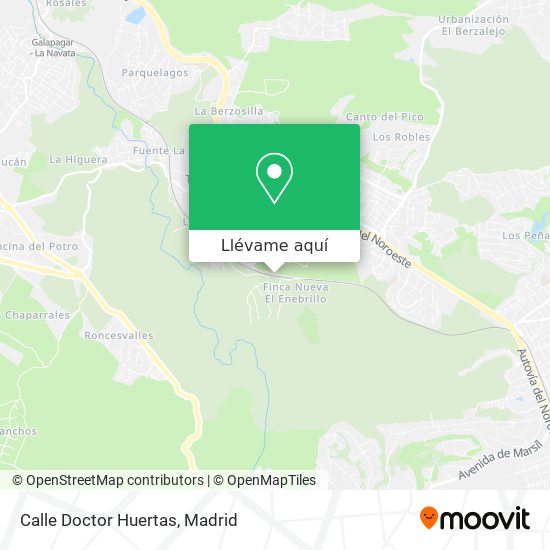 Mapa Calle Doctor Huertas