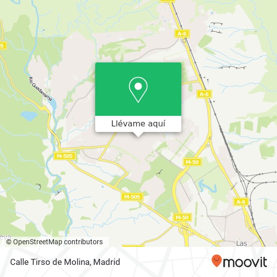 Mapa Calle Tirso de Molina