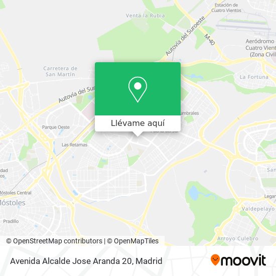 Mapa Avenida Alcalde Jose Aranda 20