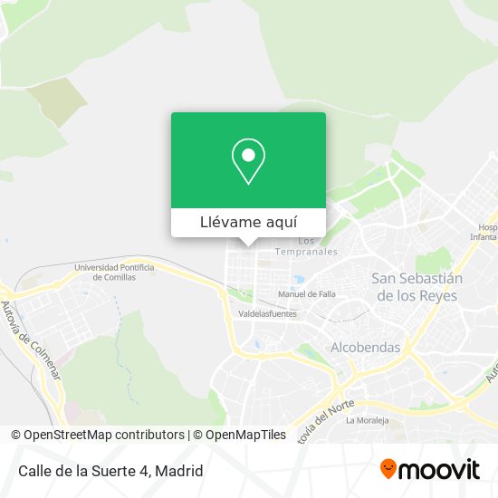 Mapa Calle de la Suerte 4