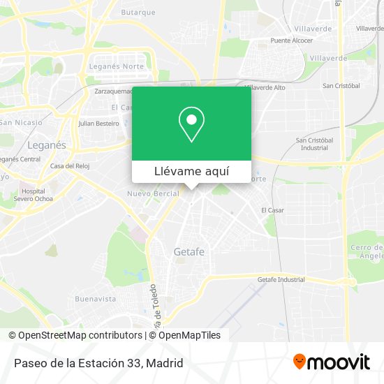 Mapa Paseo de la Estación 33