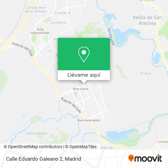 Mapa Calle Eduardo Galeano 2