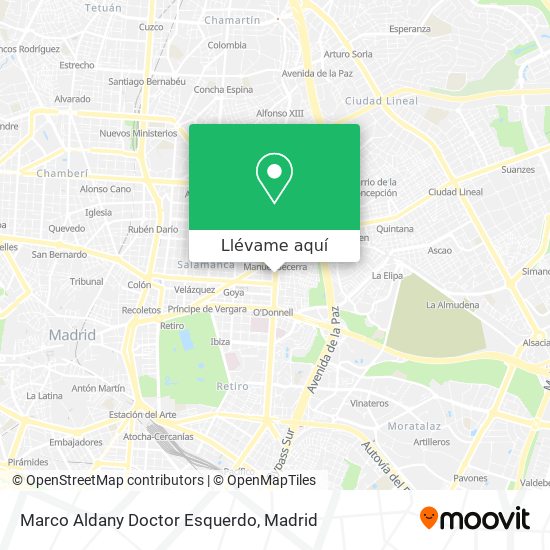 Mapa Marco Aldany Doctor Esquerdo