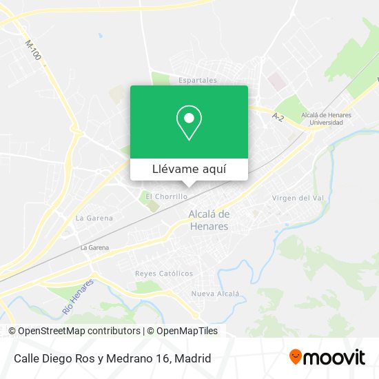 Mapa Calle Diego Ros y Medrano 16