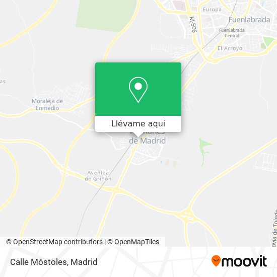 Mapa Calle Móstoles