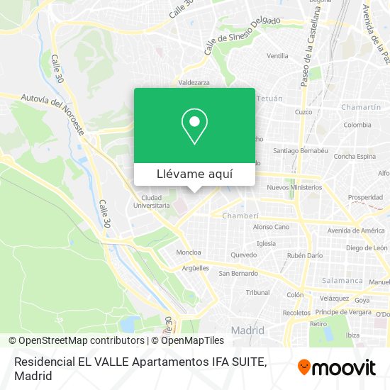 Mapa Residencial EL VALLE Apartamentos IFA SUITE