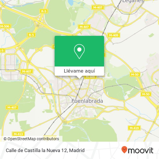 Mapa Calle de Castilla la Nueva 12
