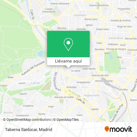 Mapa Taberna Sanlúcar