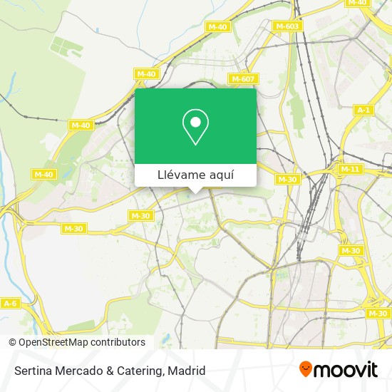 Mapa Sertina Mercado & Catering