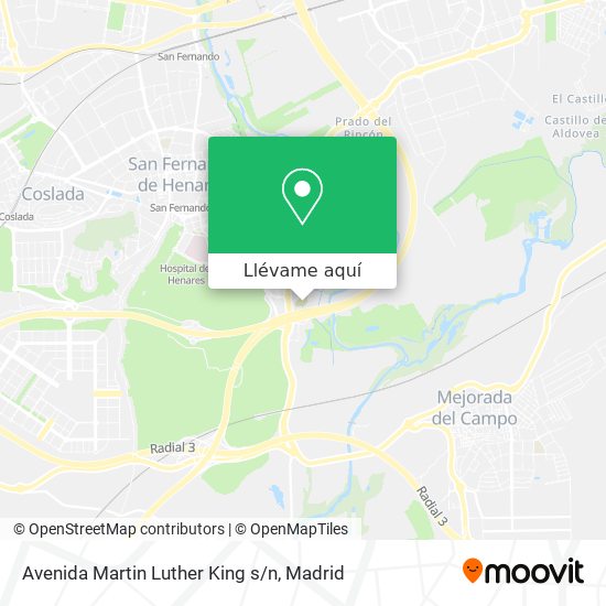 Mapa Avenida Martin Luther King s/n