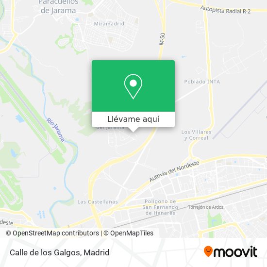 Mapa Calle de los Galgos