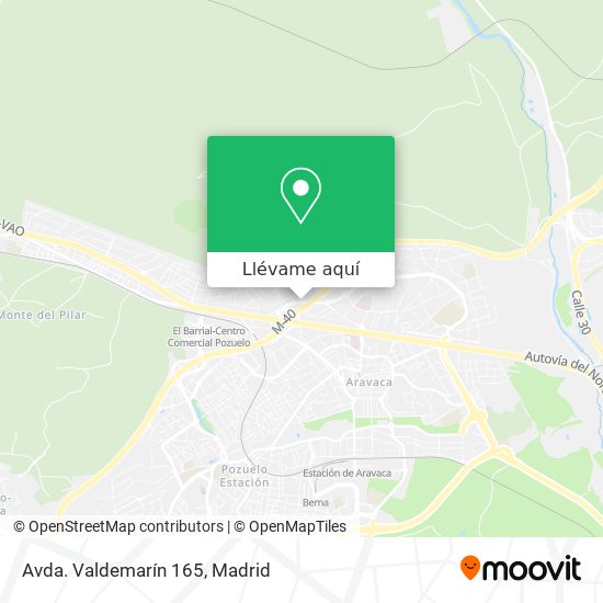 Mapa Avda. Valdemarín 165