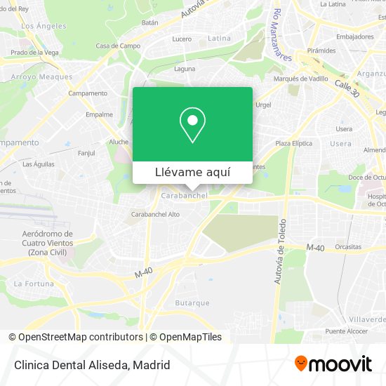 Mapa Clinica Dental Aliseda