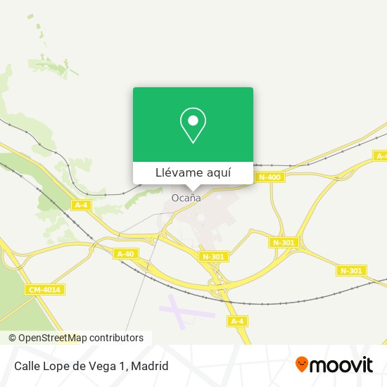 Mapa Calle Lope de Vega 1