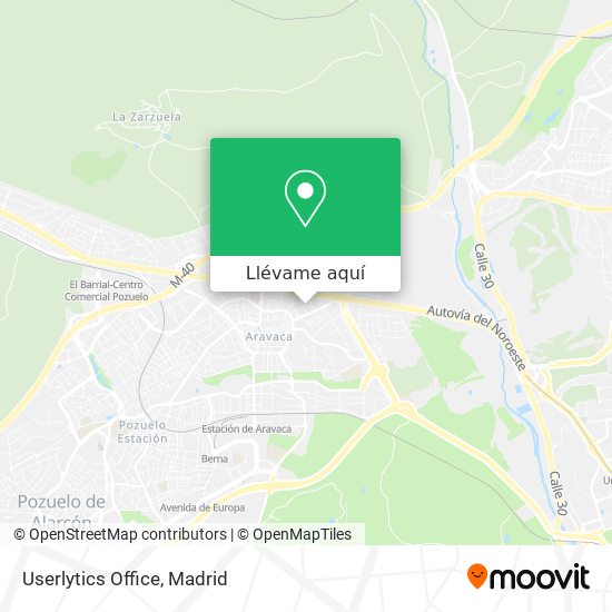 Mapa Userlytics Office