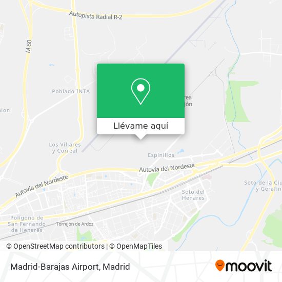 Mapa Madrid-Barajas Airport