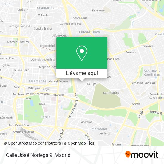 Mapa Calle José Noriega 9