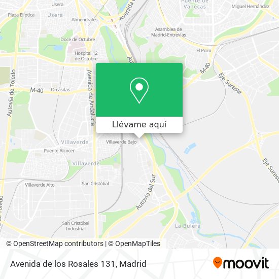 Mapa Avenida de los Rosales 131