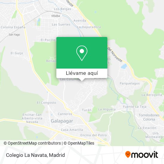 Mapa Colegio La Navata