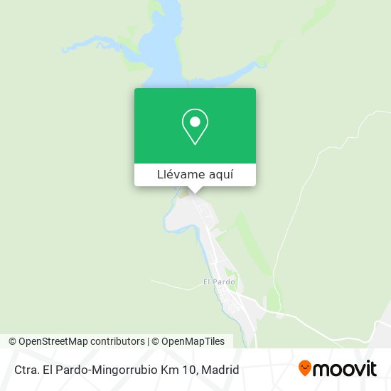 Mapa Ctra. El Pardo-Mingorrubio Km 10