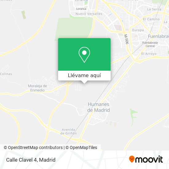 Mapa Calle Clavel 4