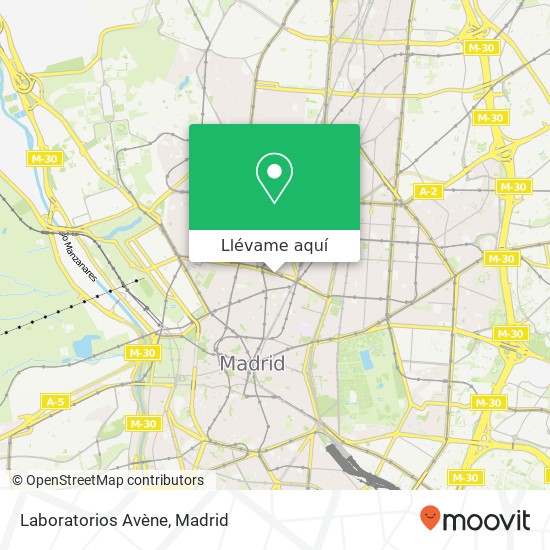 Mapa Laboratorios Avène