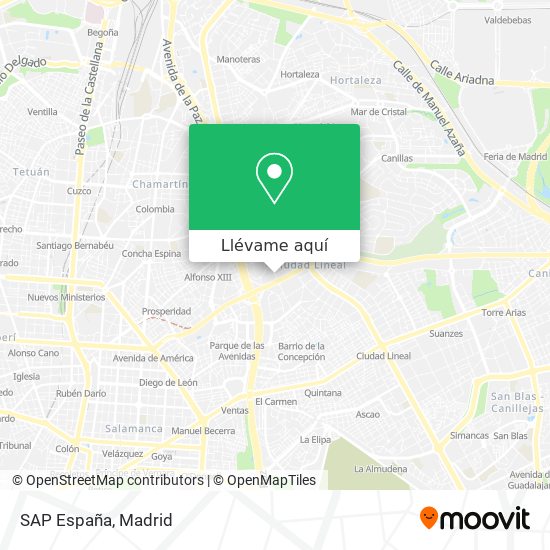 Mapa SAP España
