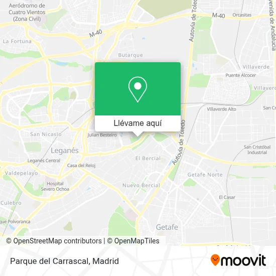 Mapa Parque del Carrascal