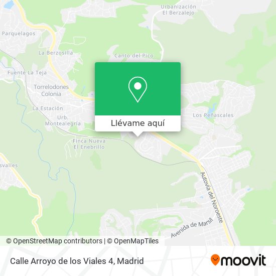 Mapa Calle Arroyo de los Viales 4