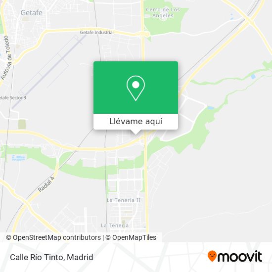 Mapa Calle Río Tinto