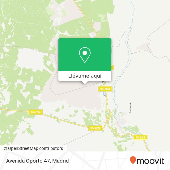 Mapa Avenida Oporto 47