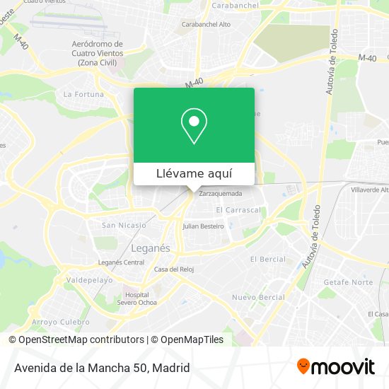 Mapa Avenida de la Mancha 50