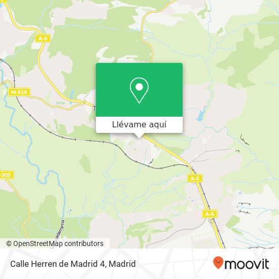 Mapa Calle Herren de Madrid 4