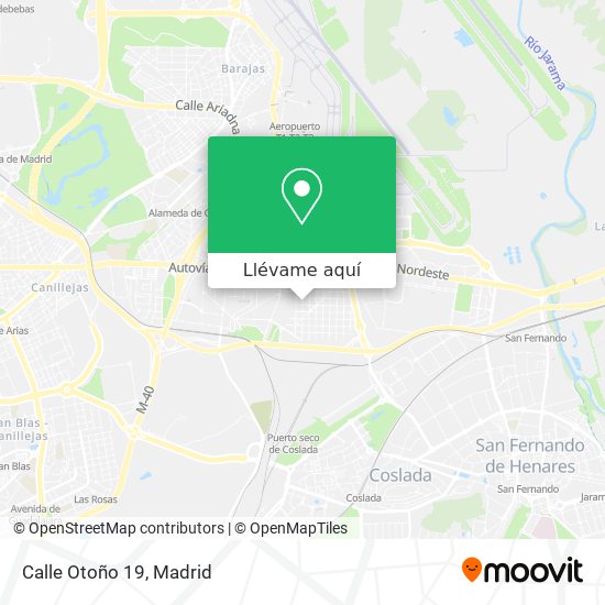 Mapa Calle Otoño 19