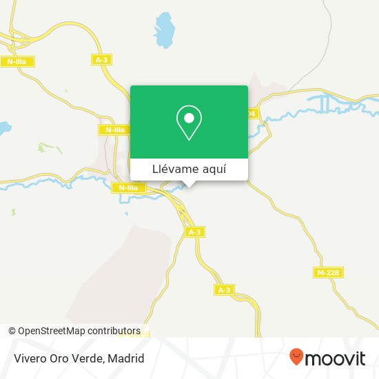 Mapa Vivero Oro Verde