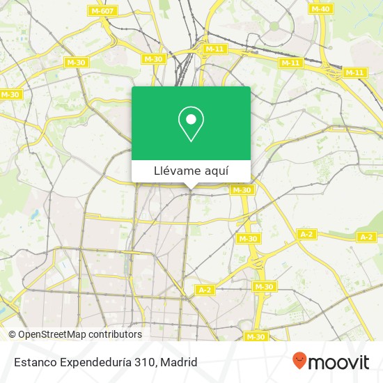 Mapa Estanco Expendeduría 310