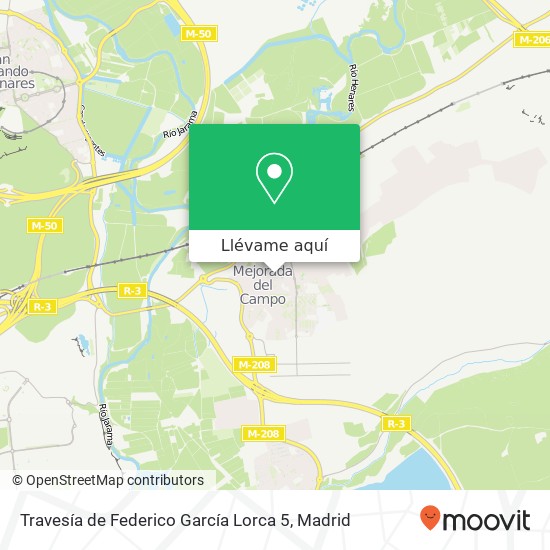 Mapa Travesía de Federico García Lorca 5