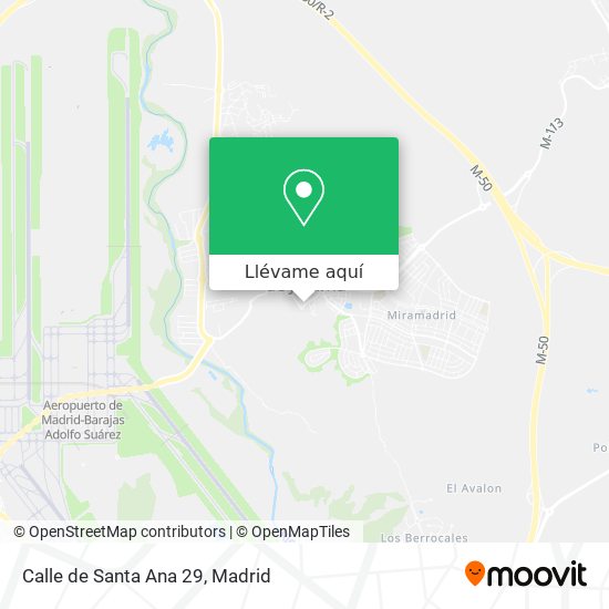 Mapa Calle de Santa Ana 29