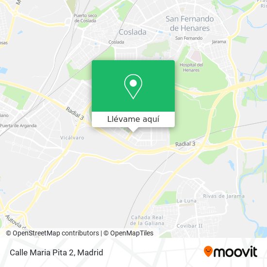 Mapa Calle Maria Pita 2