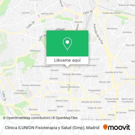 Mapa Clínica ILUNION Fisioterapia y Salud (Gmp)