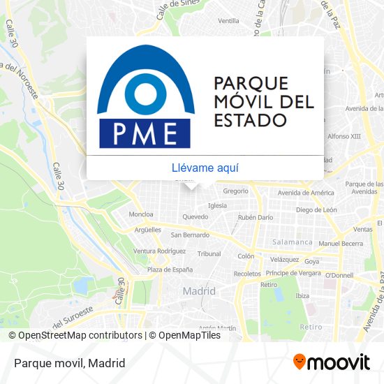 Mapa Parque movil