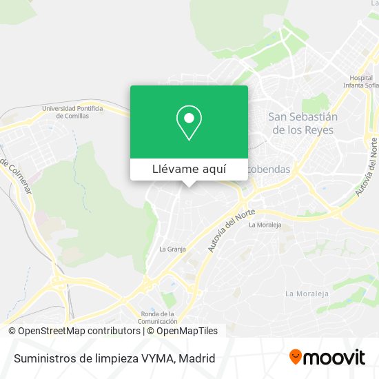 Mapa Suministros de limpieza VYMA