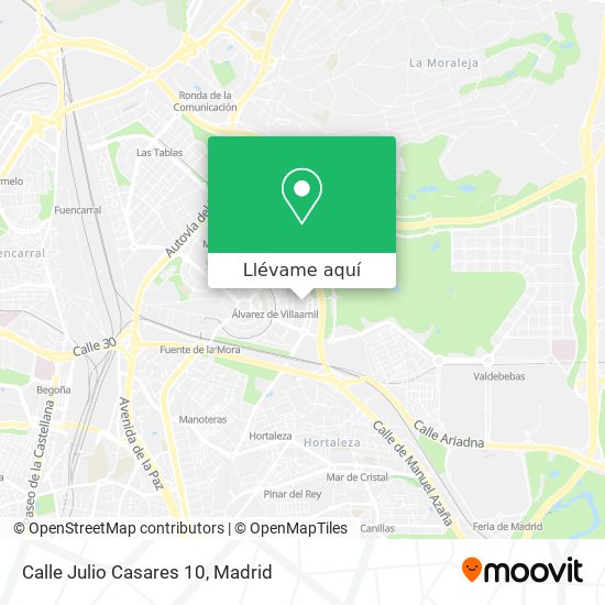 Mapa Calle Julio Casares 10