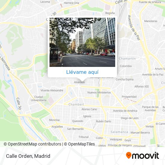 Mapa Calle Orden